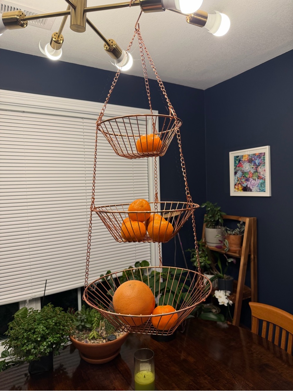 3-tier Hanging Metal Basket